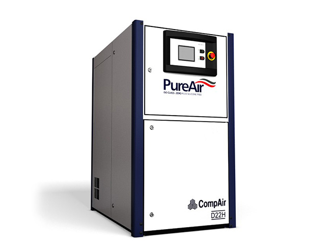 oil-free screw air compressor (22kW)