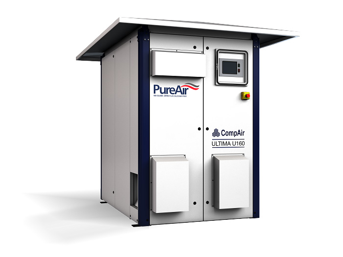 Ultima oil-free screw air compressor outside configuration