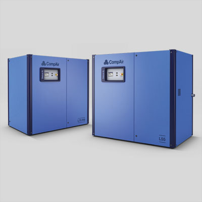 L55RS lubricated screw compressor