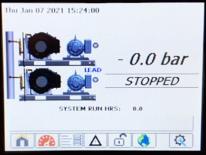 scroll air compressor controller